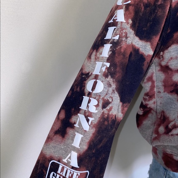 *CUSTOM LIFEGUARD REVERSE DYED HOODIE - Picture 3 of 5